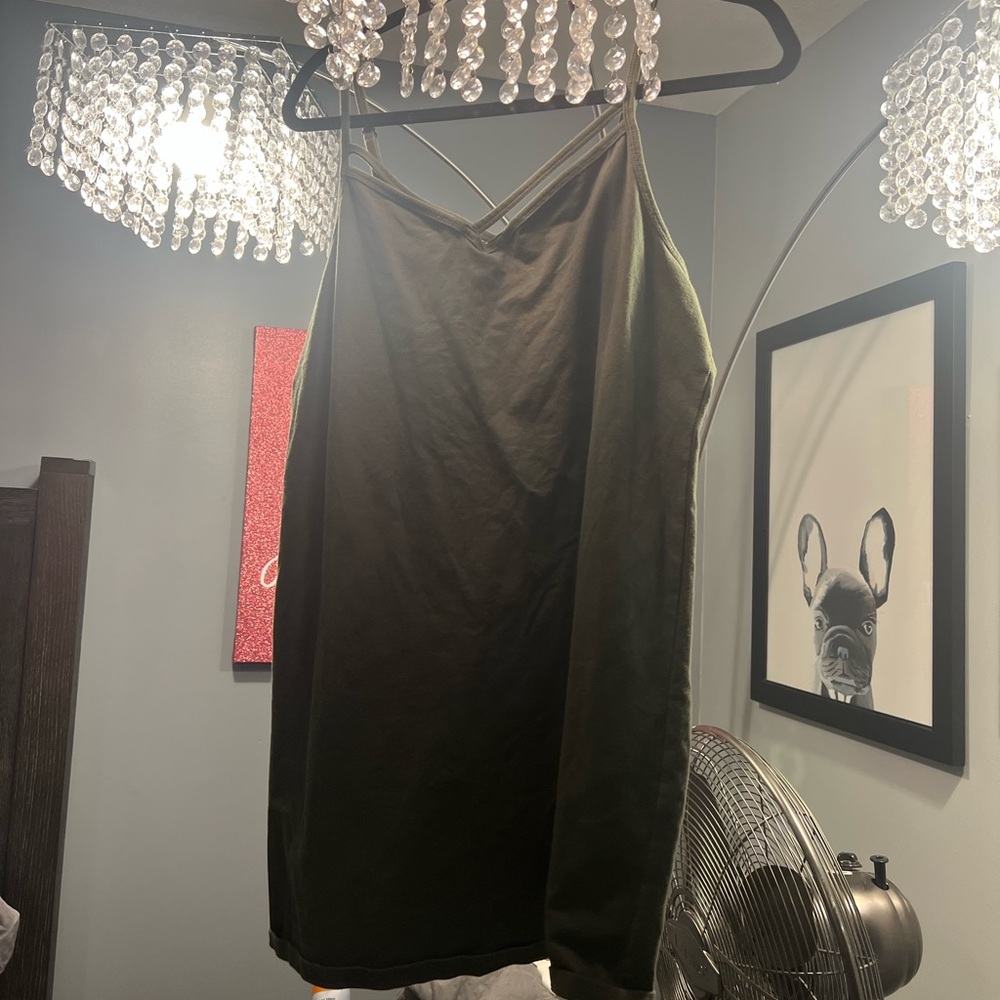 Torrid Army Green Tank Top 3 NWOT